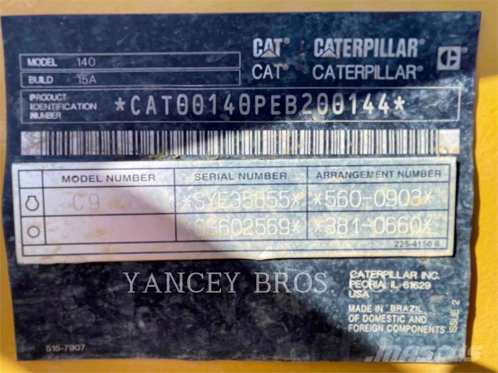 CAT 14015 Grejderi
