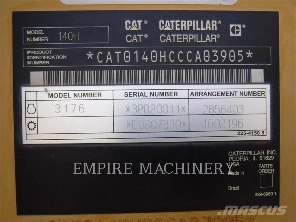 CAT 140H Graders