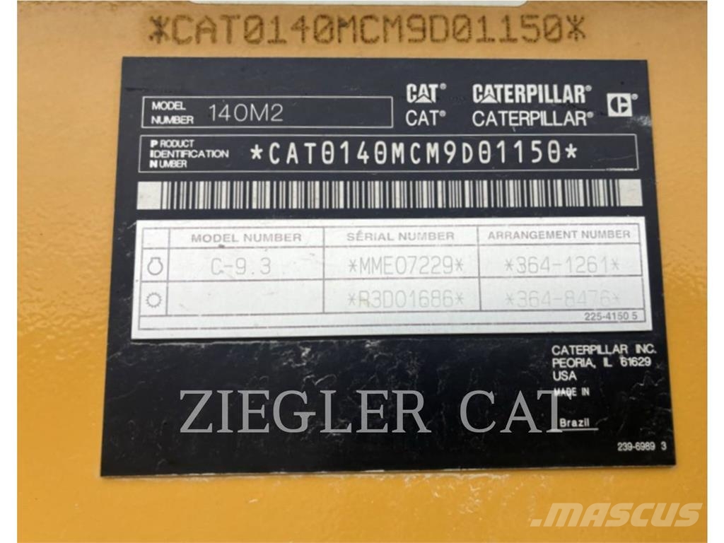CAT 140M2 Greiderid