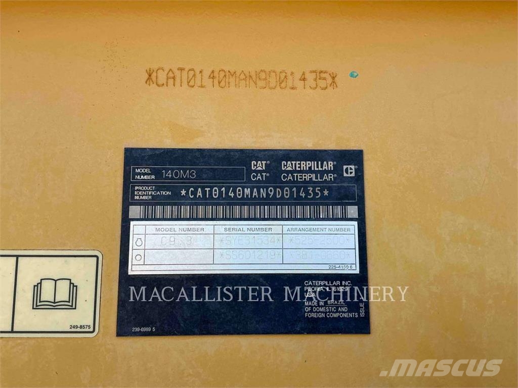CAT 140M3 Niveleuse