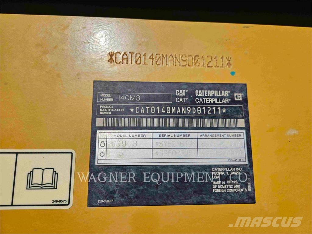 CAT 140M3 Grejdery