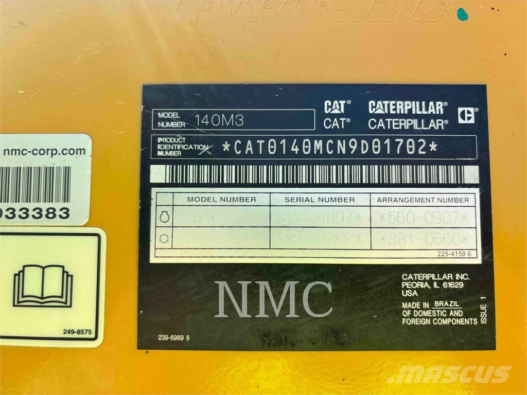 CAT 140M3 Greideri
