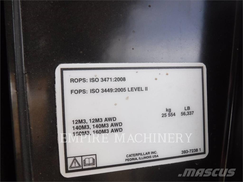 CAT 140M3AWD Grederji