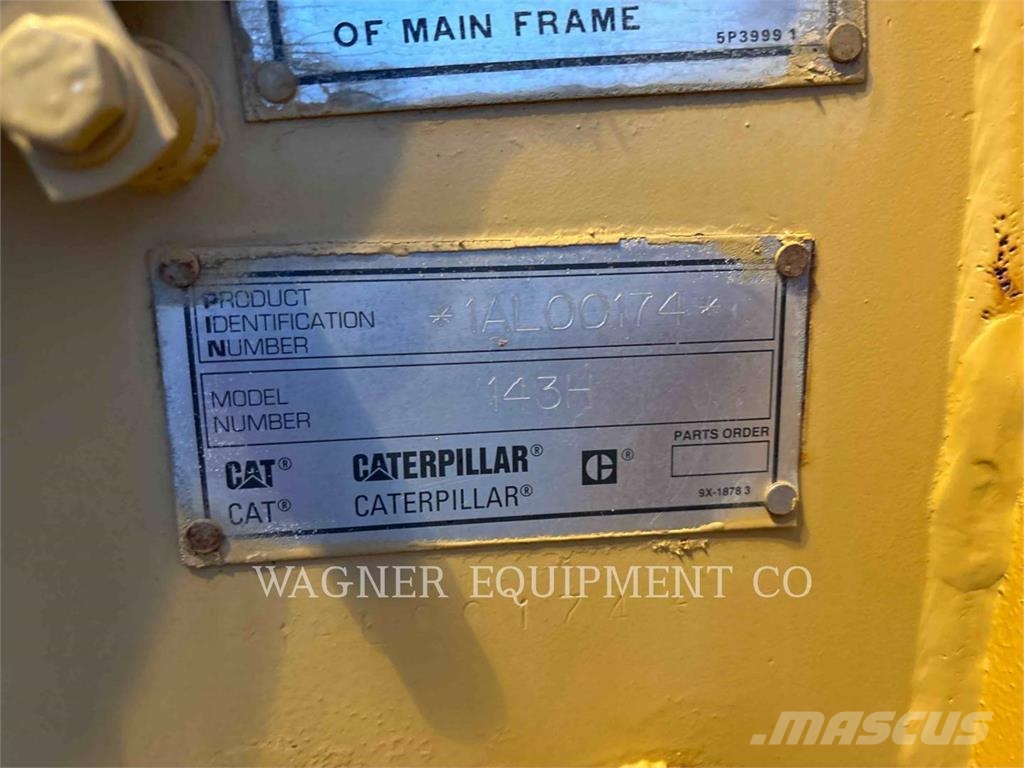 CAT 143H VHP+ Niveleuse