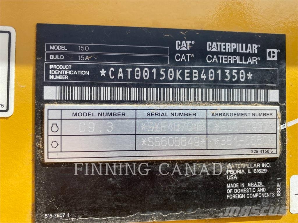 CAT 150-15 Greideri