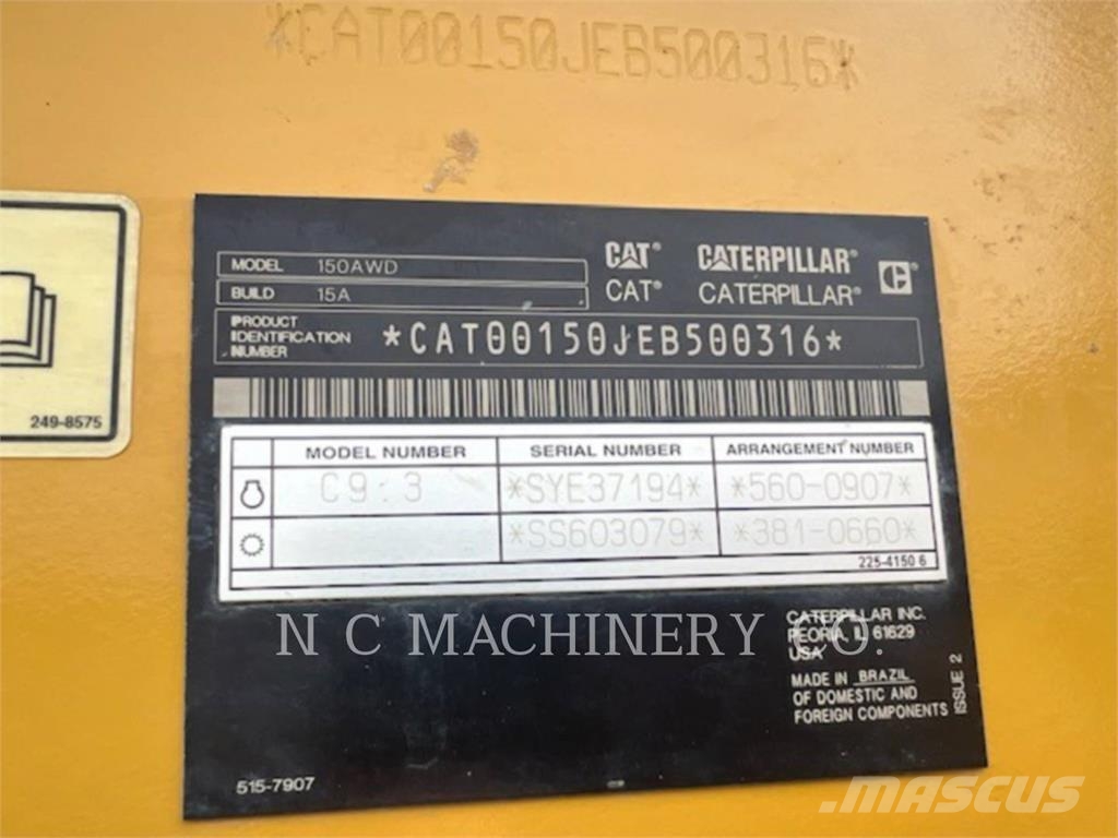 CAT 150-15AWD Grader