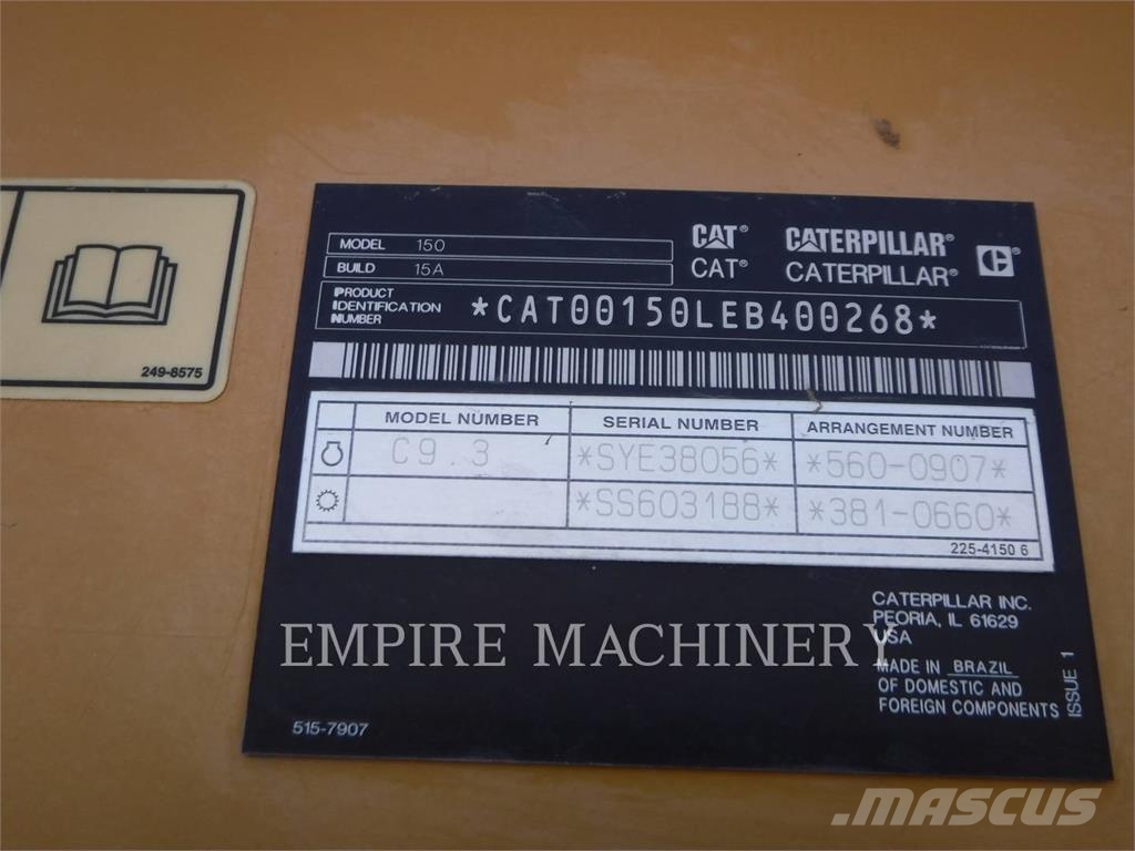 CAT 15015 Niveleuse