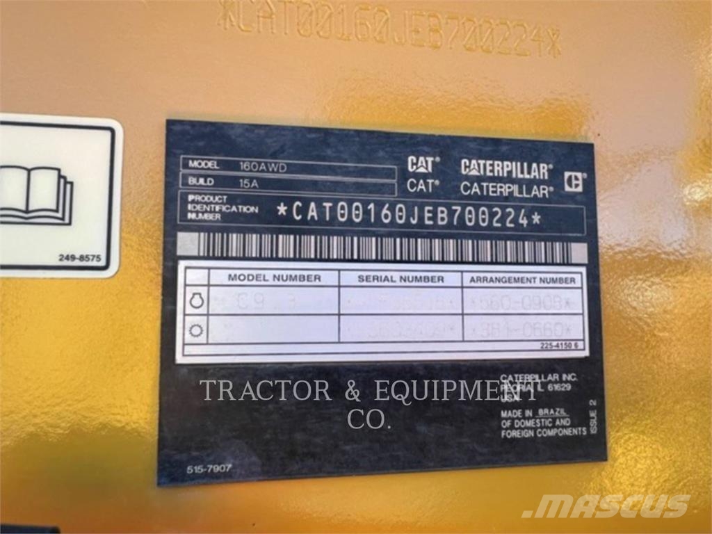 CAT 160JOYAWD Vejhøvle / Gradere
