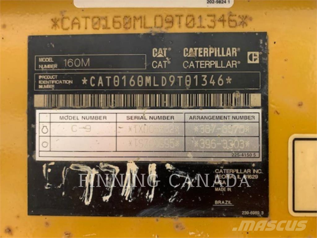 CAT 160M AWD معدات تمهيد الطرق