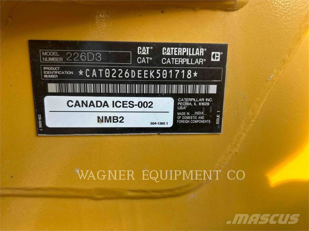 CAT 226D3 Skid steer loaders