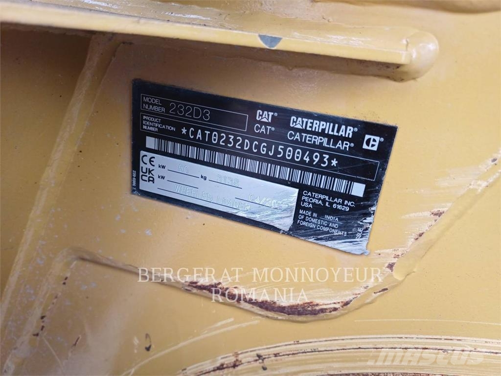 CAT 232D3 Kompaktrakodók