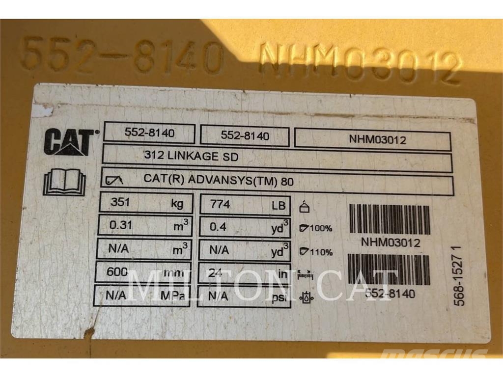 CAT 24 SD BUCKET .40YD3 PO Godet