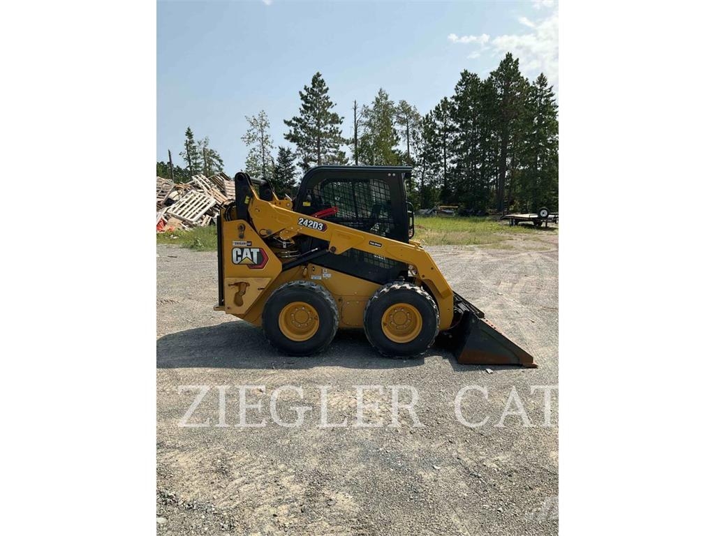 CAT 242D3 Minilæsser - skridstyret