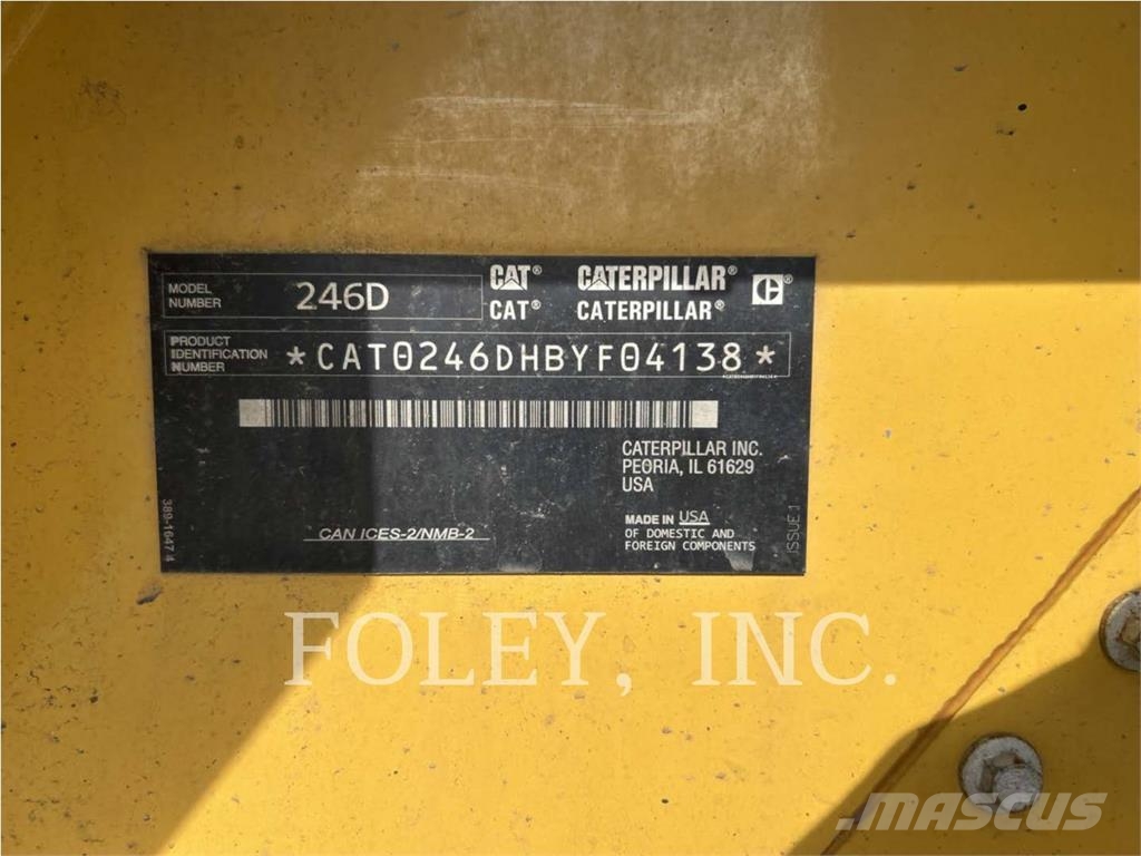 CAT 246D Kompaktrakodók
