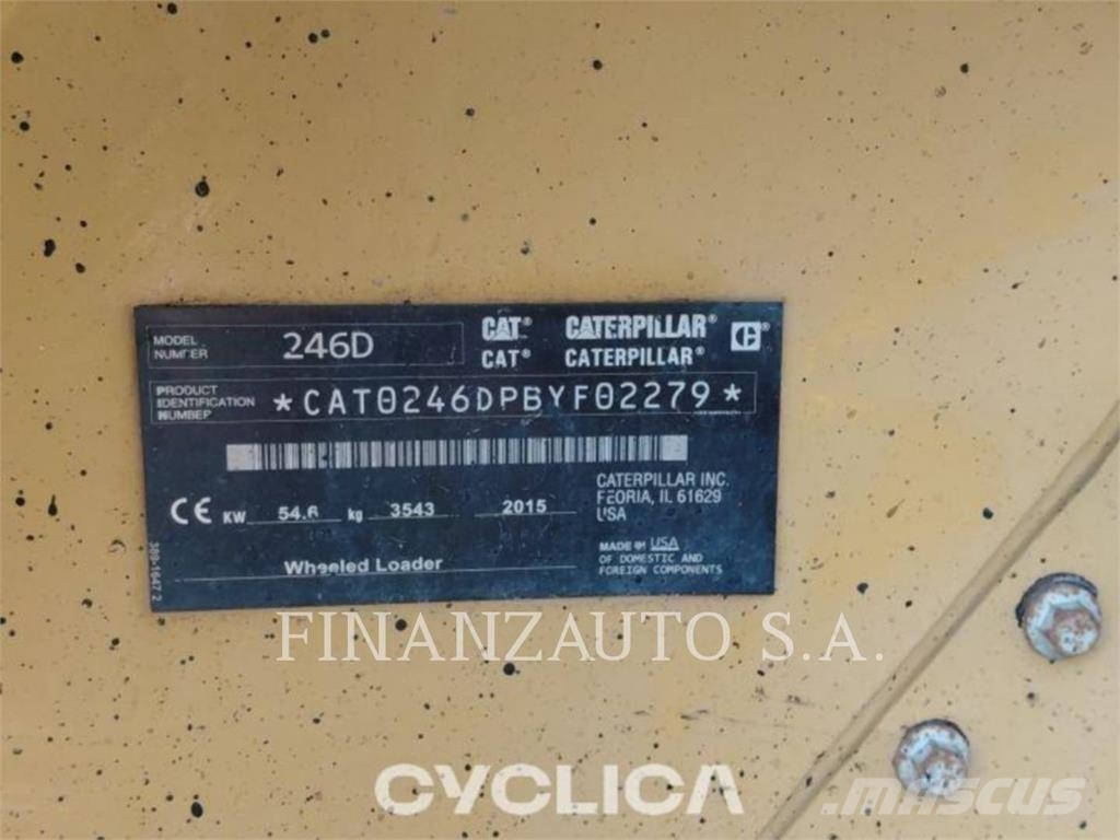 CAT 246D لوادر انزلاقية التوجيه