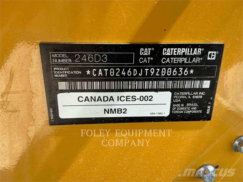 CAT 246D3XPS2C Skid steer mini nakladalci