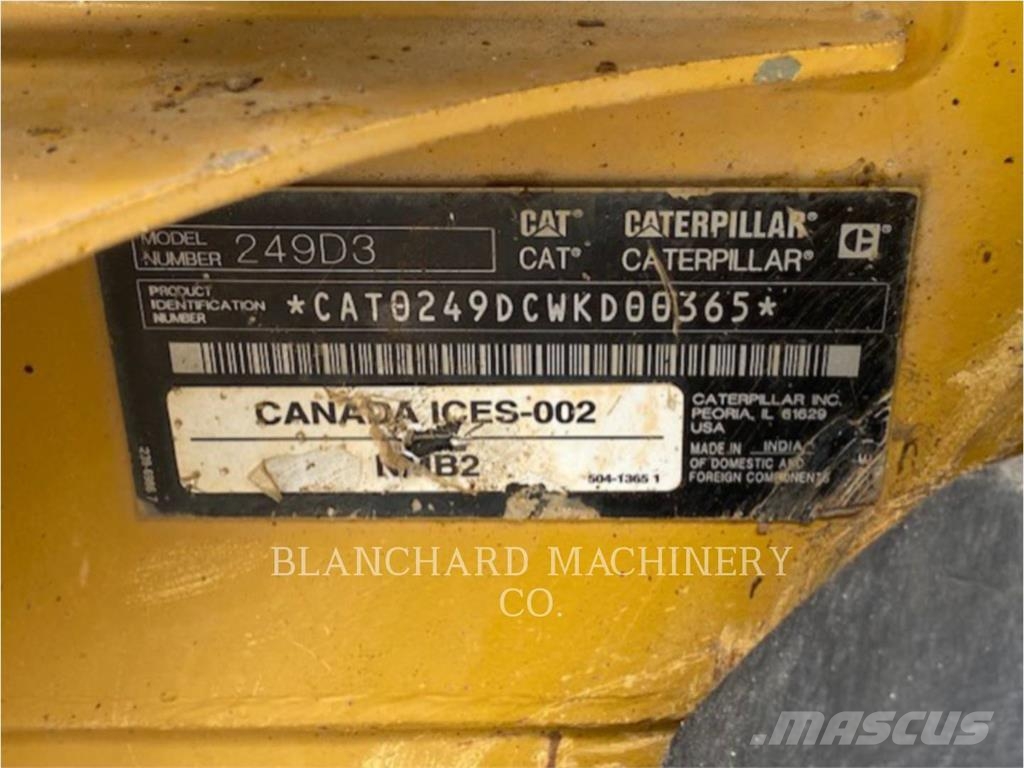 CAT 249D3 Φορτωτές με ερπύστριες