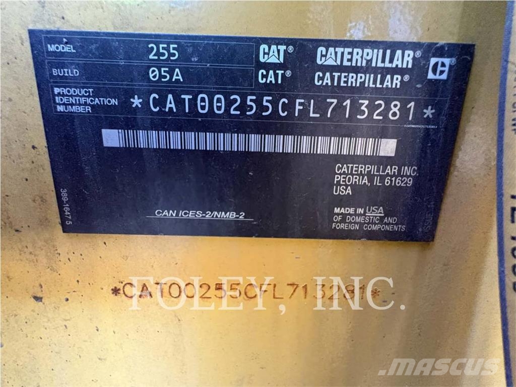 CAT 255-05 Crawler FEL's
