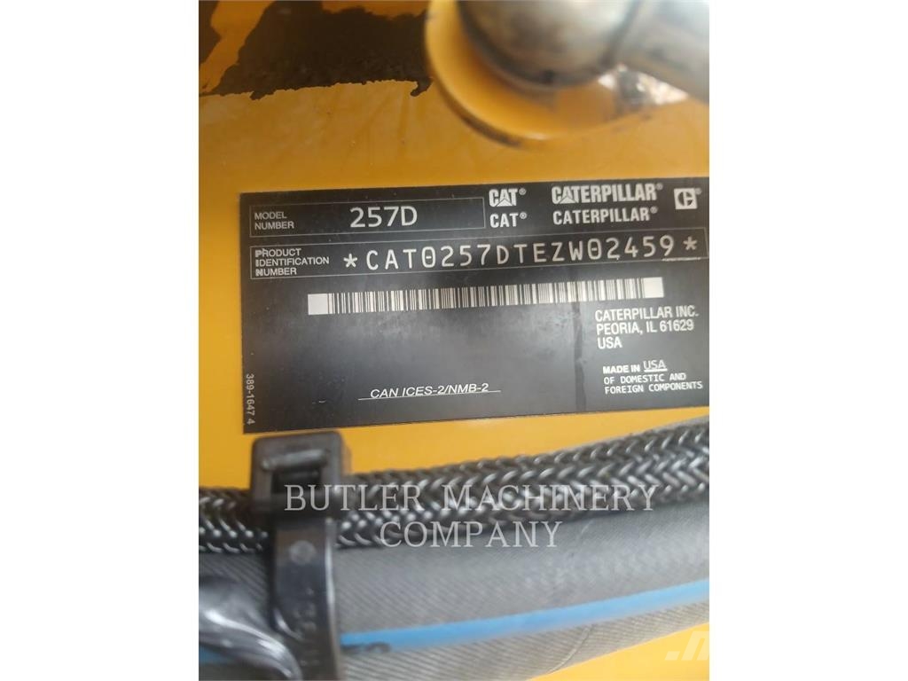 CAT 257D C3H2 Ładowarki gąsienicowe