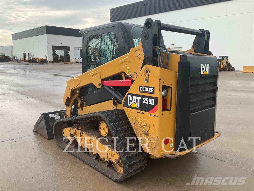 CAT 259D Lánctalpas homlokrakodók