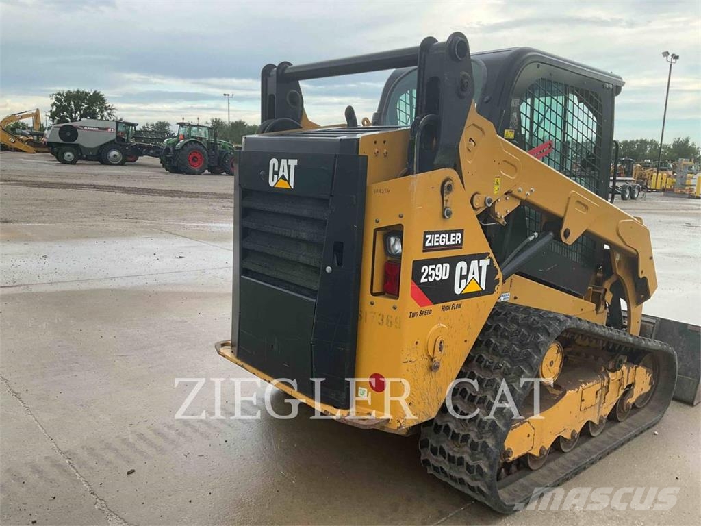 CAT 259D Lánctalpas homlokrakodók