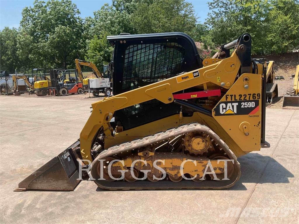 CAT 259D Lietoti riteņu kompaktiekrāvēji