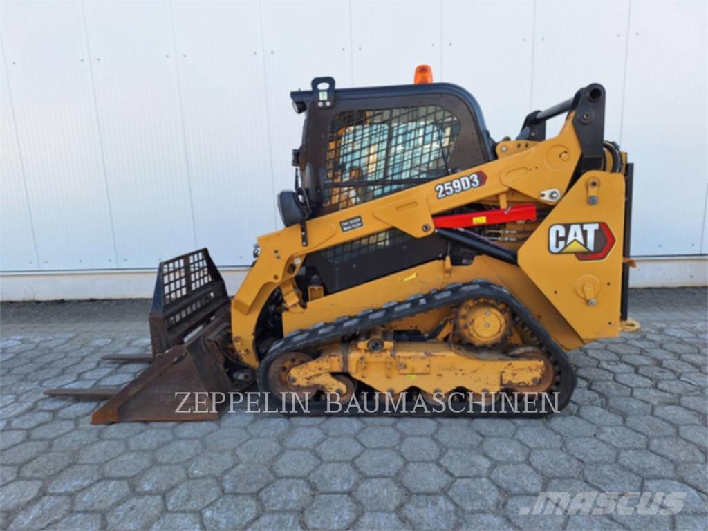 CAT 259D Lietoti riteņu kompaktiekrāvēji