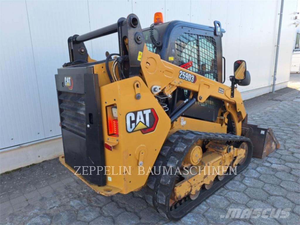 CAT 259D Lietoti riteņu kompaktiekrāvēji