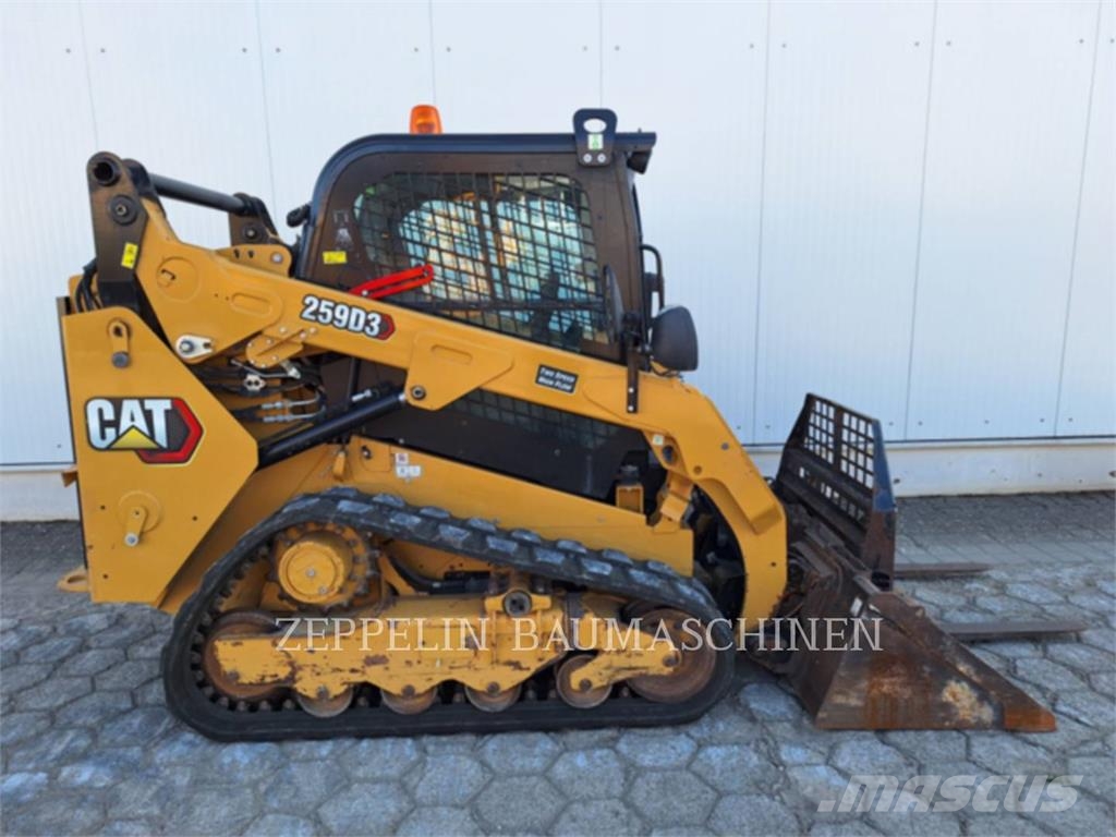CAT 259D Lietoti riteņu kompaktiekrāvēji