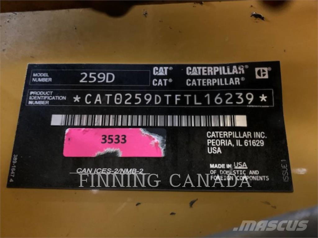 CAT 259D Laderaupen