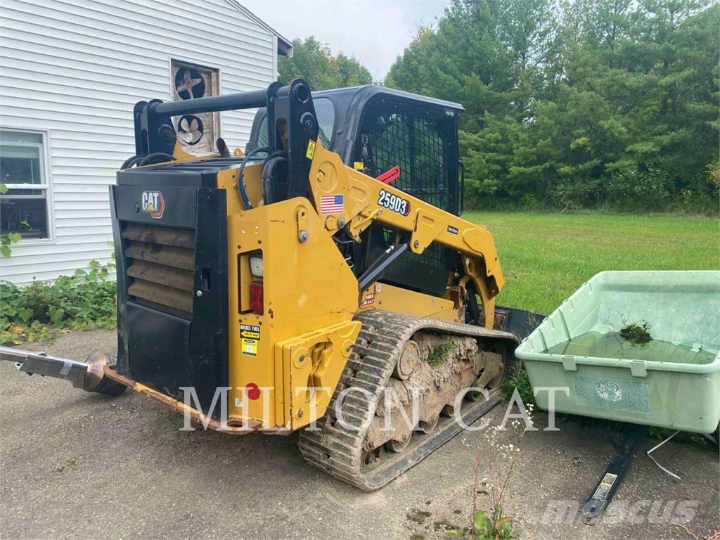 CAT 259D 3 لوادر انزلاقية التوجيه