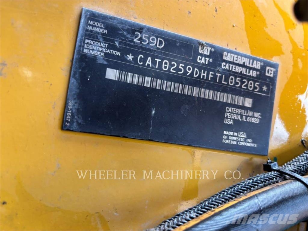 CAT 259D C3-H2 Crawler loaders