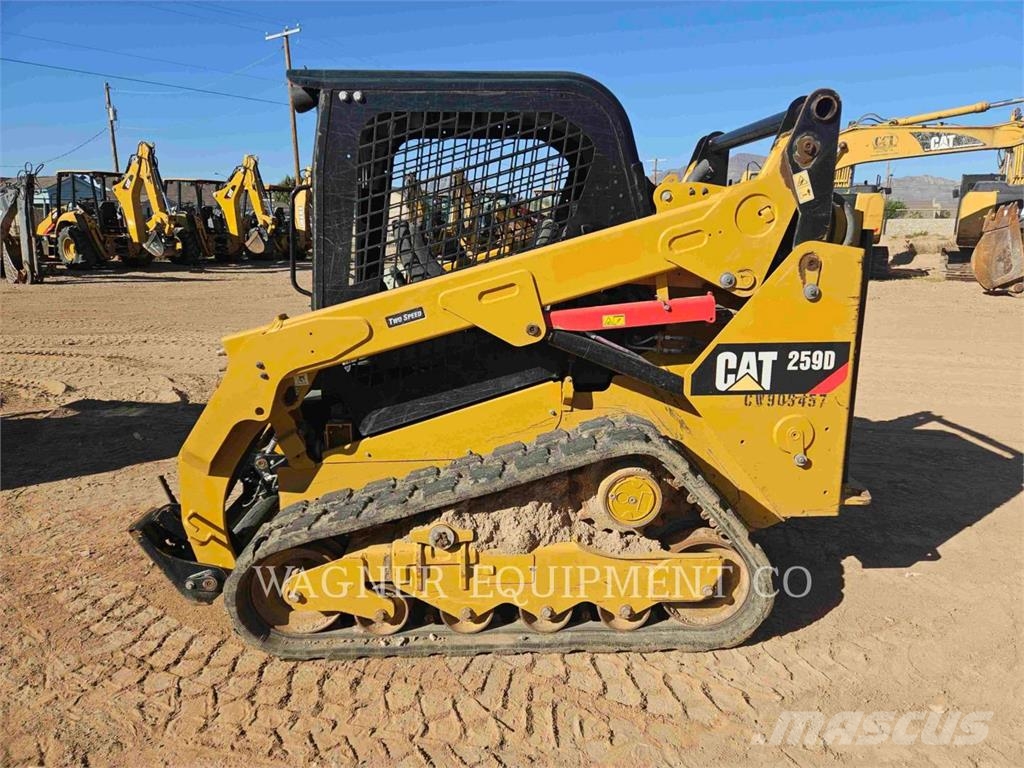 CAT 259D3 لوادر انزلاقية التوجيه