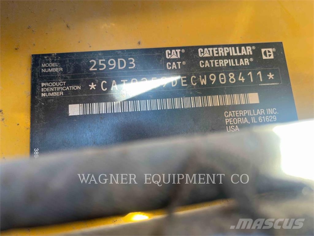 CAT 259D3 Φορτωτές με ερπύστριες