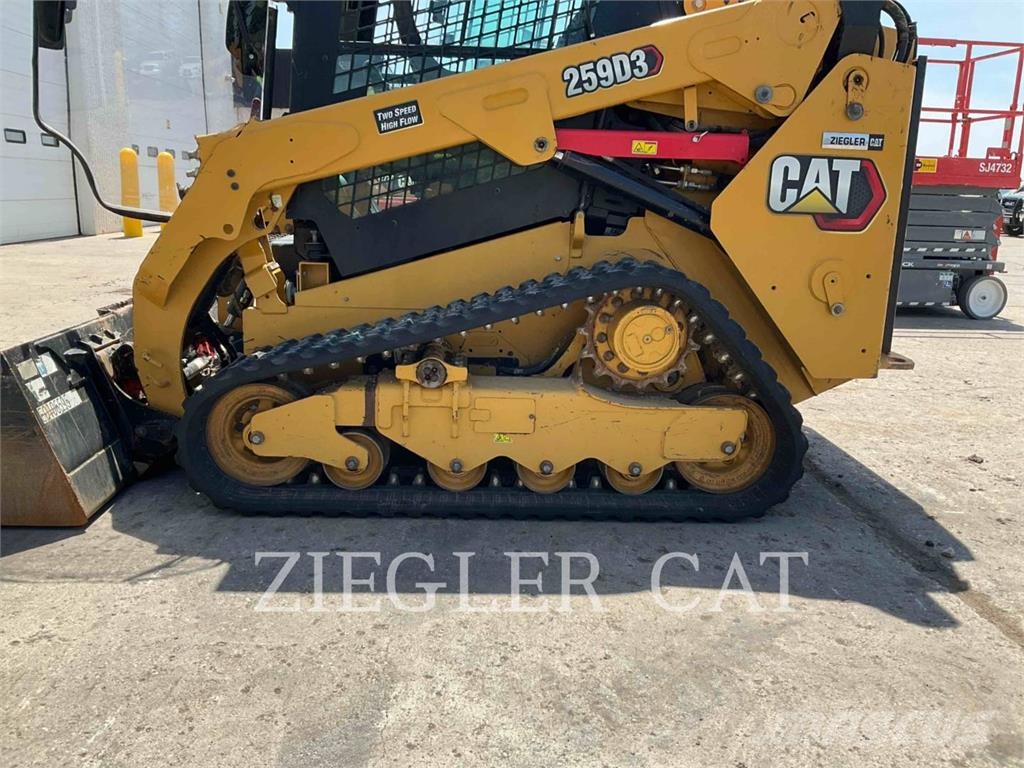CAT 259D3 Larvebåndslæssere
