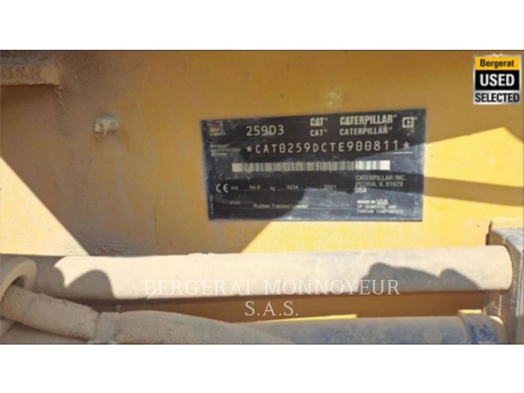 CAT 259D3 Φορτωτές με ερπύστριες
