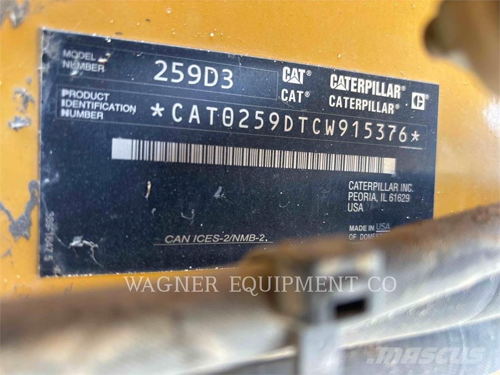 CAT 259D3 궤도식 로우더