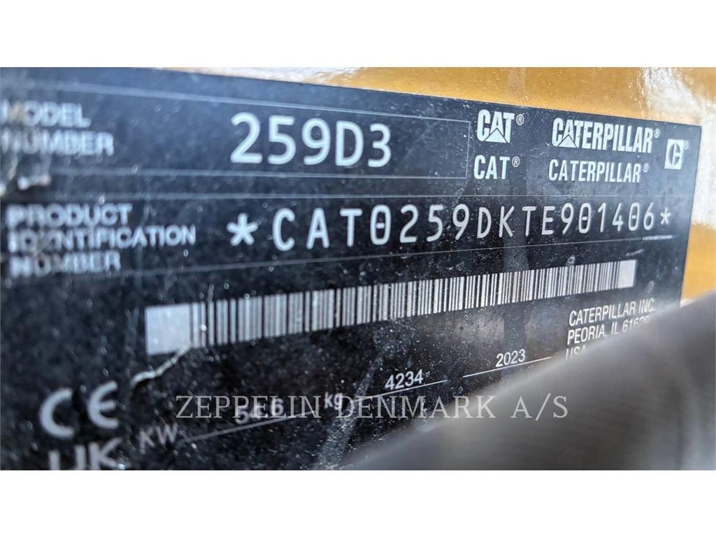 CAT 259D3 Larvebåndslæssere