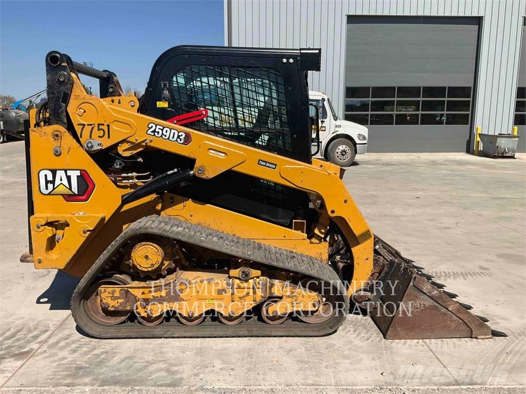 CAT 259D3 Kāpurķēžu iekrāvēji