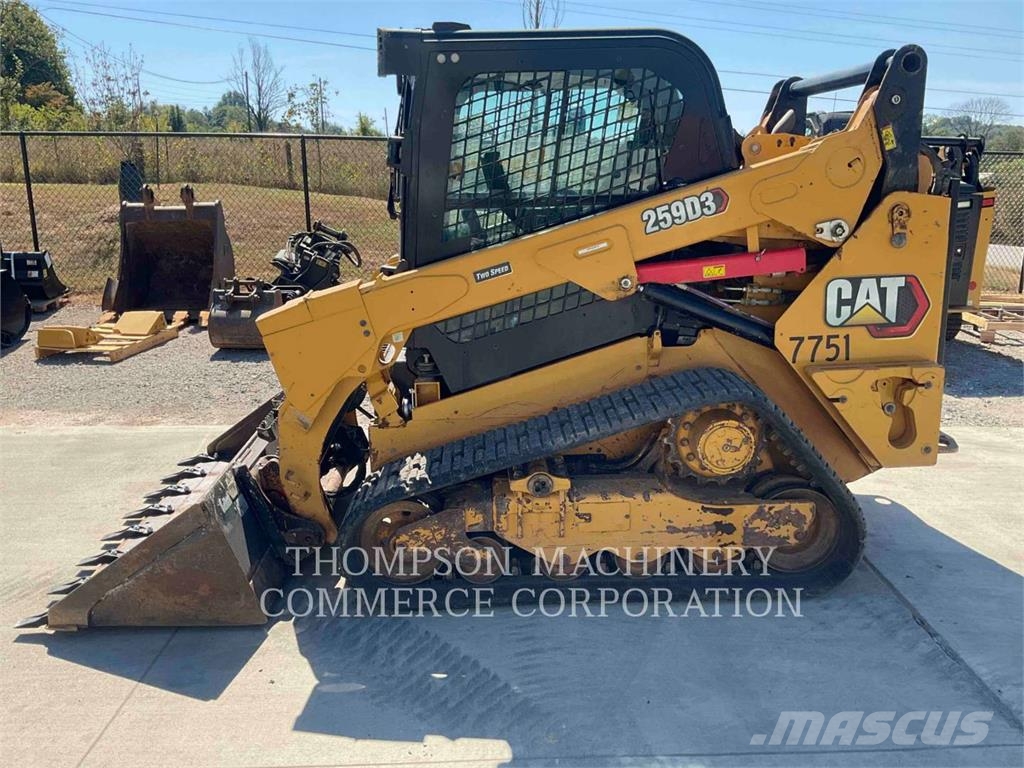 CAT 259D3 Kāpurķēžu iekrāvēji