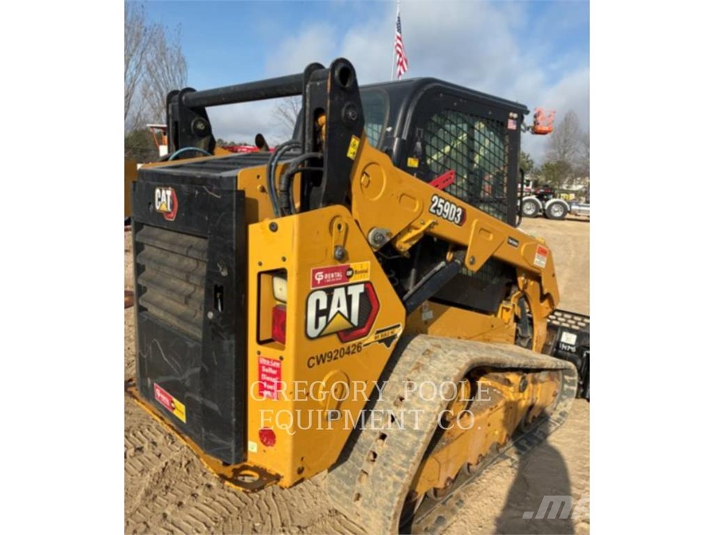 CAT 259D3 Larvebåndslæssere