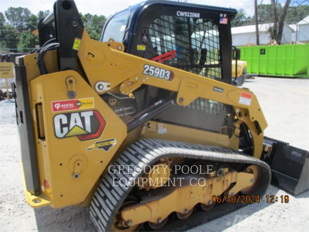 CAT 259D3 Larvebåndslæssere
