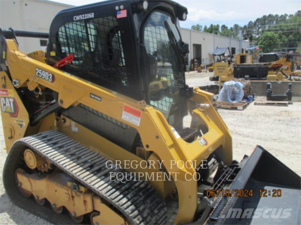 CAT 259D3 Larvebåndslæssere