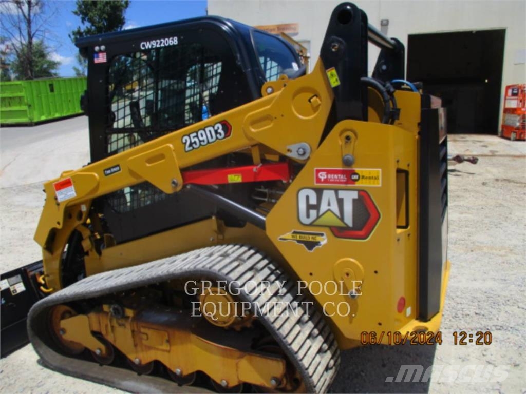 CAT 259D3 Larvebåndslæssere