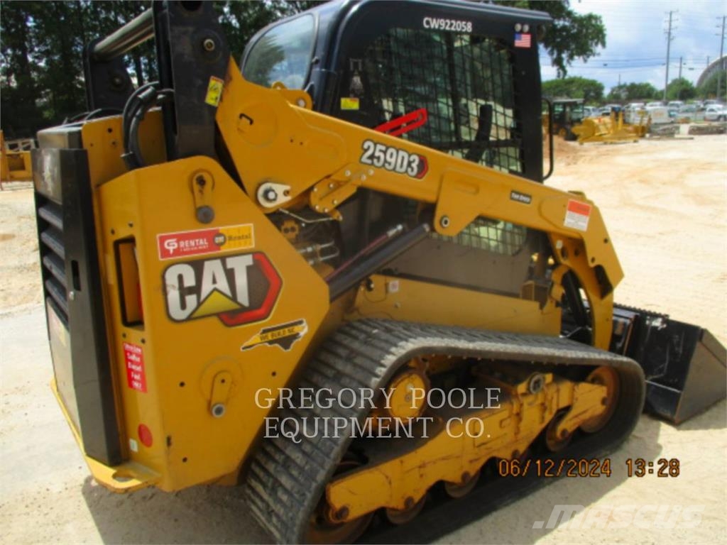 CAT 259D3 Kāpurķēžu iekrāvēji