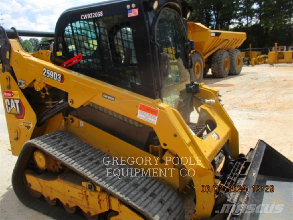 CAT 259D3 Kāpurķēžu iekrāvēji