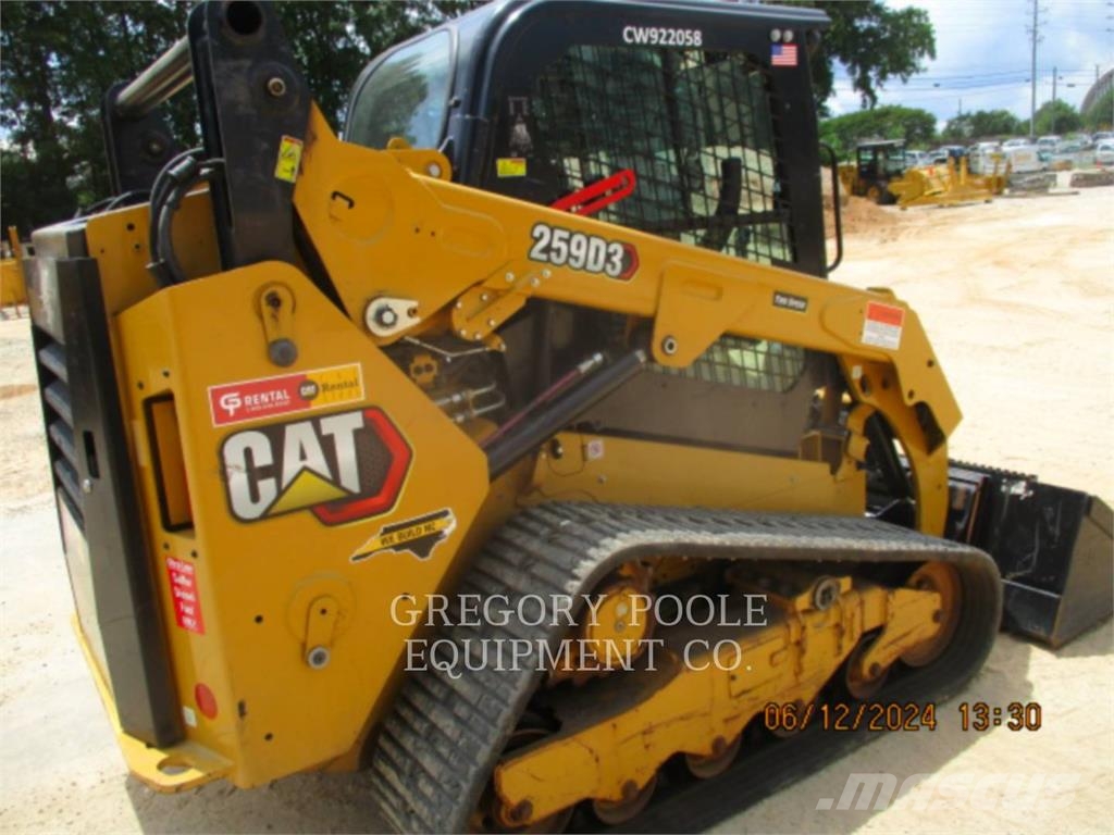 CAT 259D3 Kāpurķēžu iekrāvēji