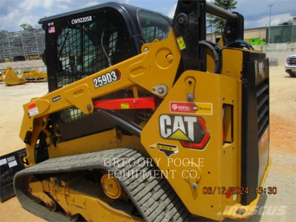 CAT 259D3 Kāpurķēžu iekrāvēji