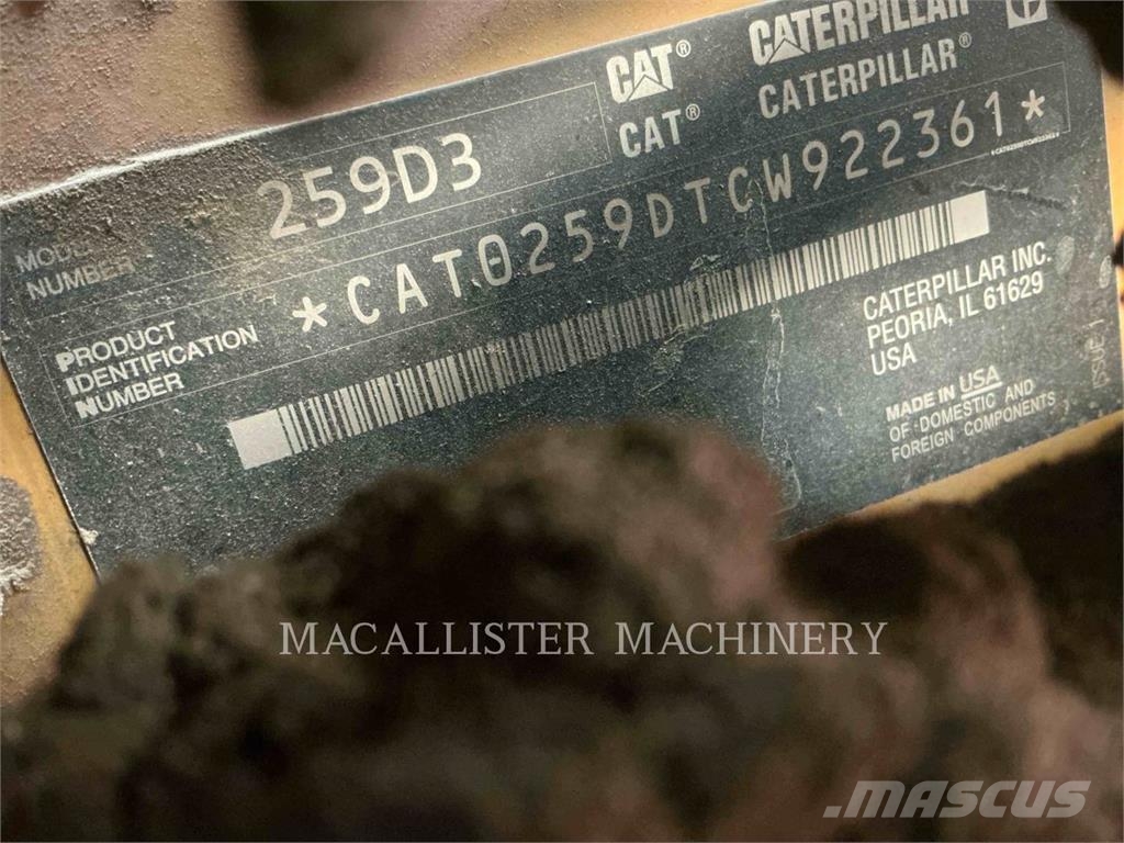 CAT 259D3 Nakladalci goseničarji