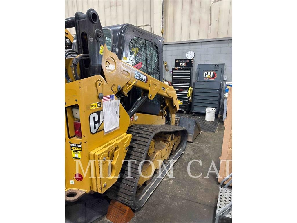 CAT 259D3 Lánctalpas homlokrakodók